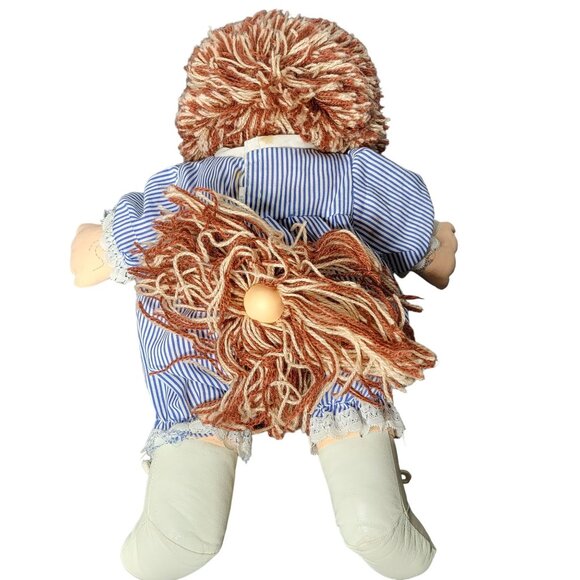 Vintage 1983 Sears Blue Box Flower Pets Raccoon Doll Plush in Original Outfit - Picture 2 of 11